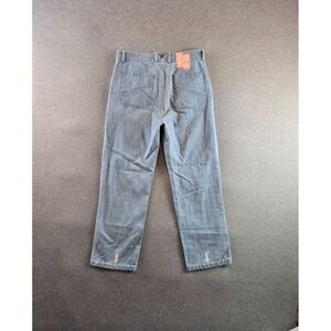 Ader Error Jeans Womens L (31x27) Blue Embroidered Arrow Collection 2019 S/S